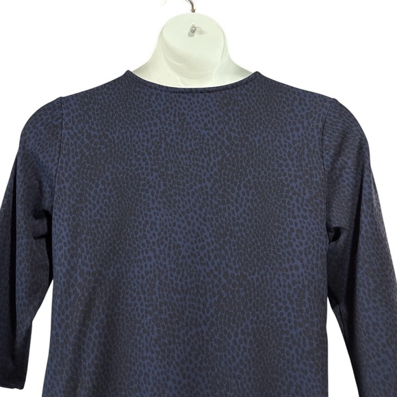 NWOT, RACHEL Rachel Roy, Navy Blue Leopard Print A-Line Dress, XL - Picture 7 of 9